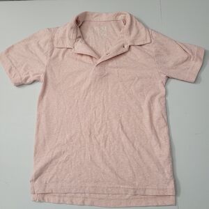 Children's Place Pale Pink Short Sleeve Boy's Polo Shirt